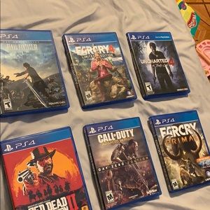 PS4 game bundle ! 6 games total